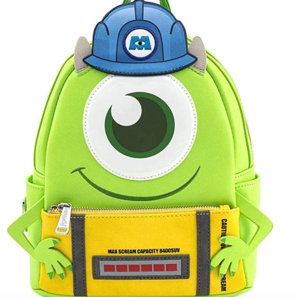 Loungefly Mike Wazowski Scare Cosplay Mini Backpack